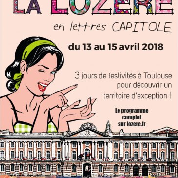 La Lozère à Toulouse du 13 au 15 AVRIL 2018